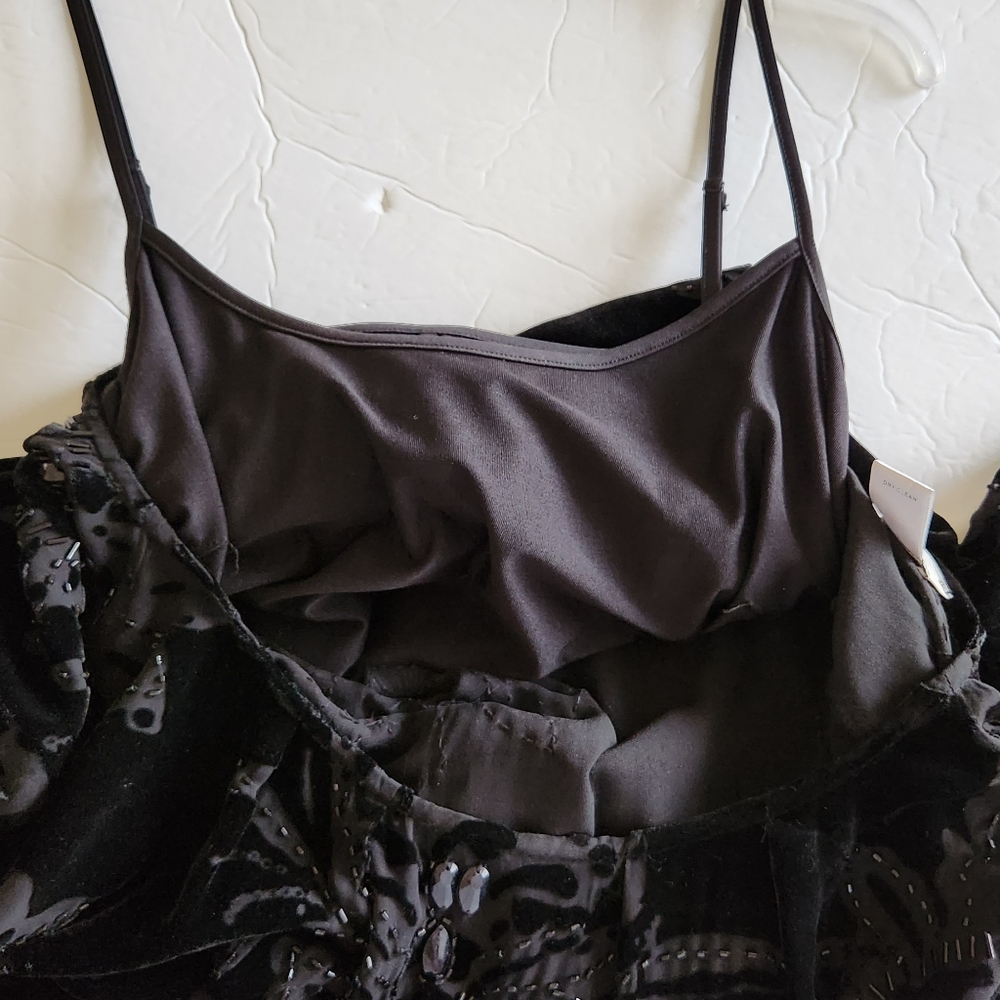 CASHE Emblished Velvet Dress Size 8 - Picture 8 of 12